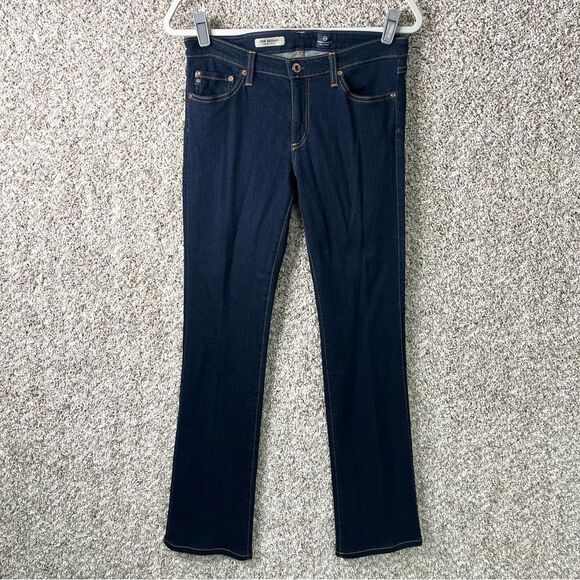 AG Adriano Goldschmied Jeans Women’s 29 The Ballad Dark Wash Denim Slim Boot Cut - Picture 1 of 7